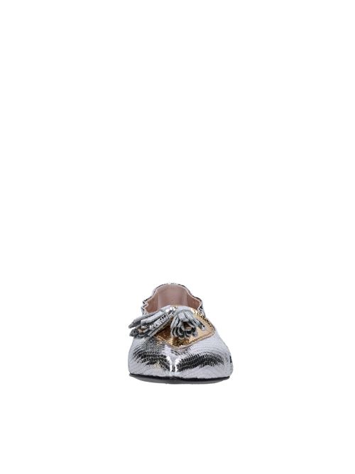 Ballerine in pelle FABI | FD7983B MINI VIPERARGENTO-ORO